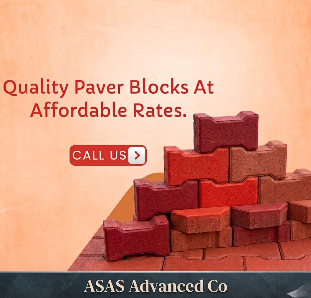 ASAS Advanced Co concrete block production factory in Saudi Arabia